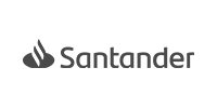 Santander logo grey